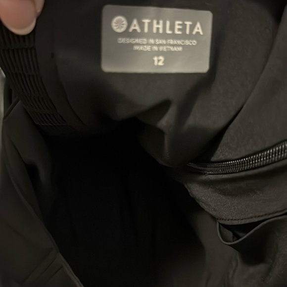 Athleta halter dress black size 12 pack everywhere - Picture 6 of 6